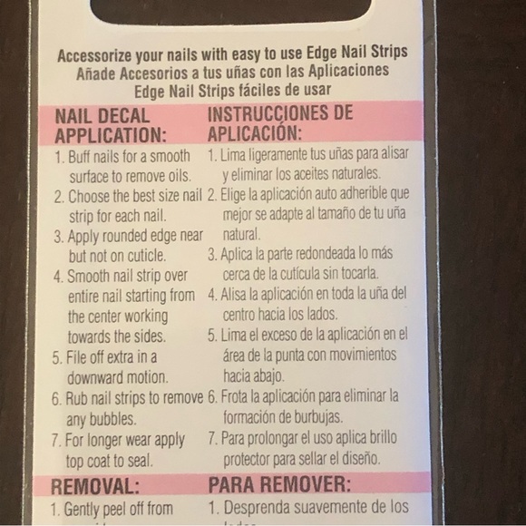 2pk Fing’rs Fingers Edge Adhesive Stuck on Nail Strips Zebra and Leopard Print - Picture 4 of 6